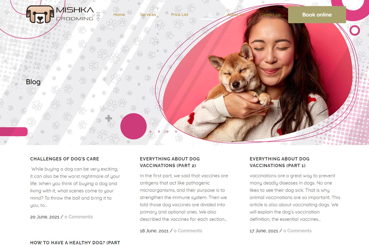 Blog: Mishka Grooming